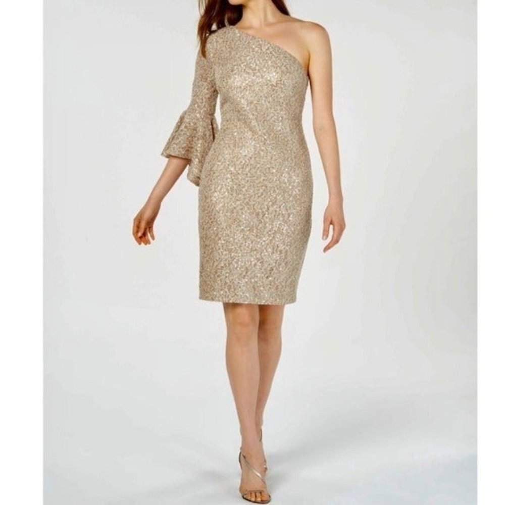 NWT Calvin Klein Beige  DRESS 6